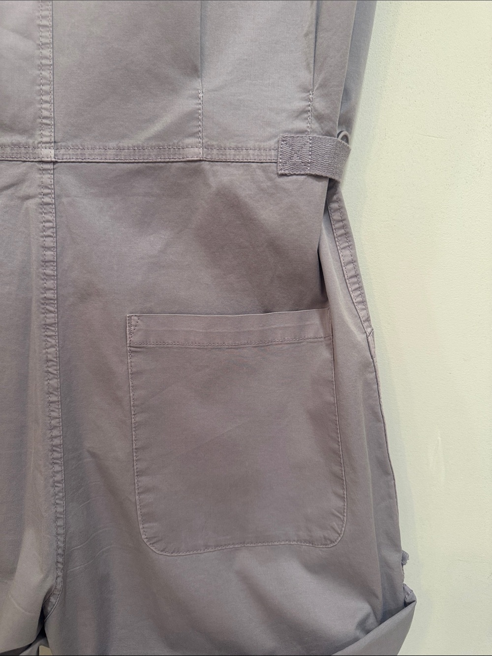 Pistola Size Small Button-Front Jumper in Dusty Lavender - Picture 13 of 16